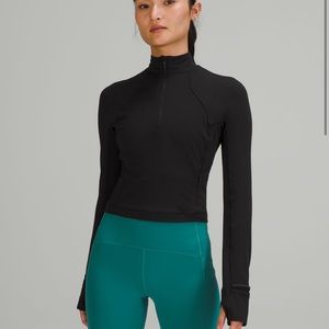Lululemon It’s Rulu Run Cropped Half-Zip